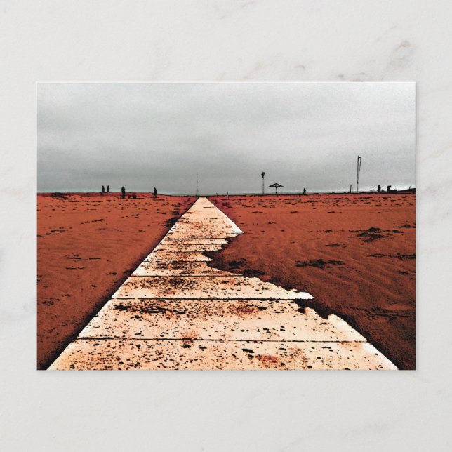 Carte Postale Mer d'hiver (Devant)