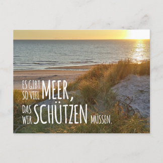 Carte Postale Mer du Nord « Il y a tant de mer… »