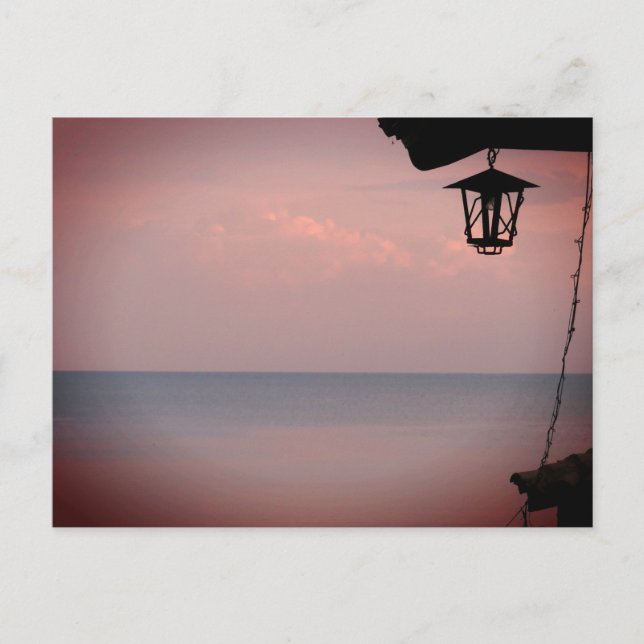 Carte postale Mer et Lanterne (Devant)