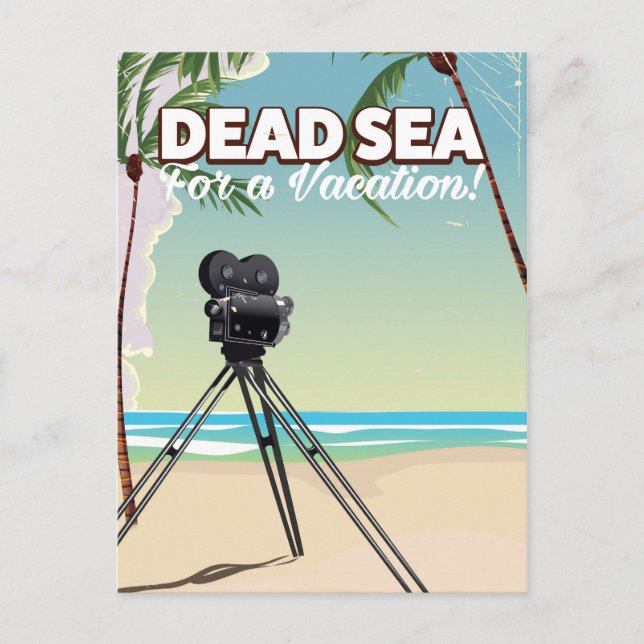 Carte Postale Mer Morte pour des vacances ! Affiche de voyage (Devant)