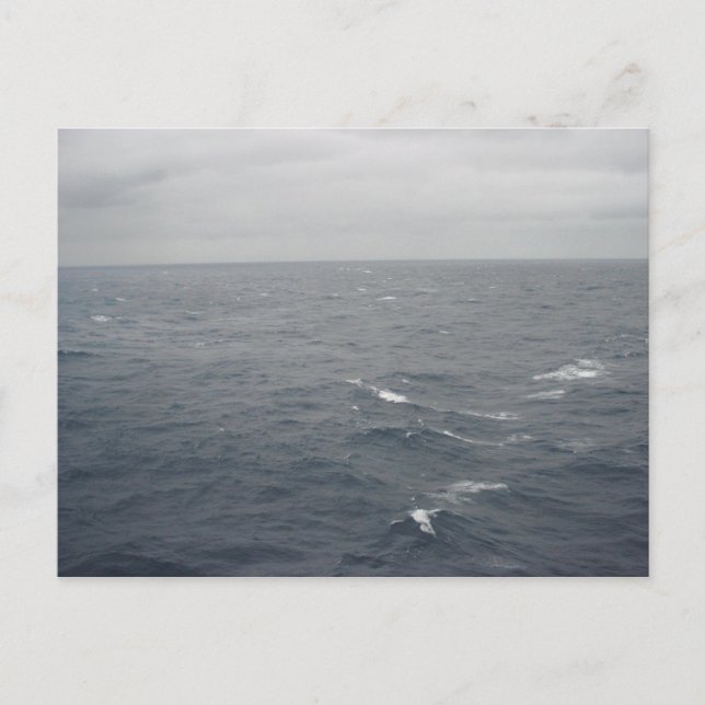 Carte Postale Mer orageuse dans le golfe du Mexique (Devant)