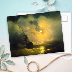 Carte Postale Mer orageuse la nuit, Aivazovsky
