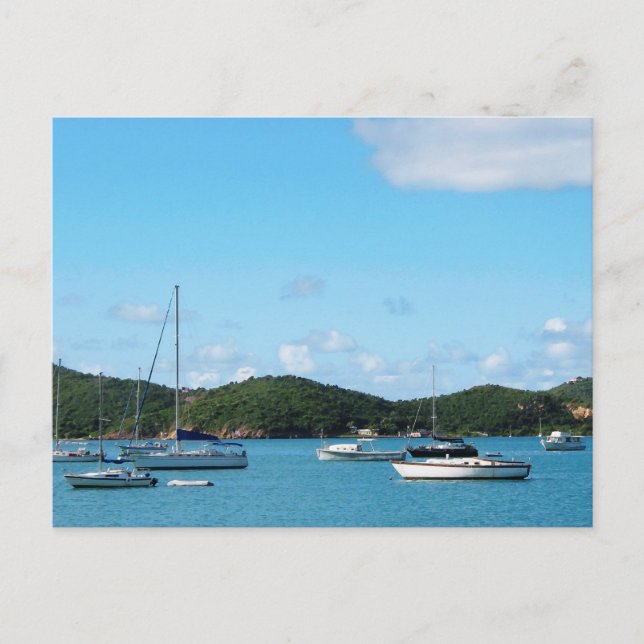 Carte Postale Mer paisible St Thomas (Devant)