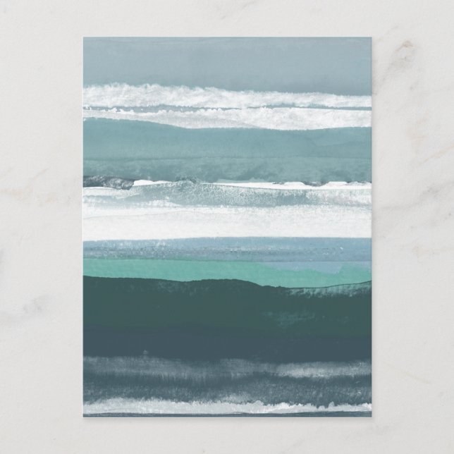 Carte Postale Mer turquoise (Devant)
