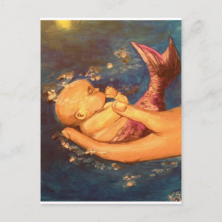 Carte Postale Merbaby la nuit