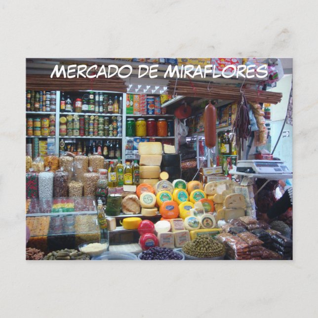 Carte Postale Mercado de Miraflores (Devant)