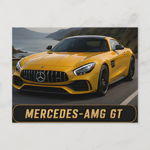 Carte Postale Mercedes-AMG GT Voiture de Performance Allemande M