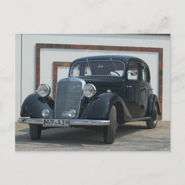 Carte Postale mercedes antique 3 (Devant)