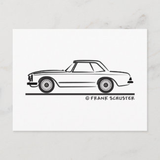 Carte Postale Mercedes SL Pagoda Hardtop