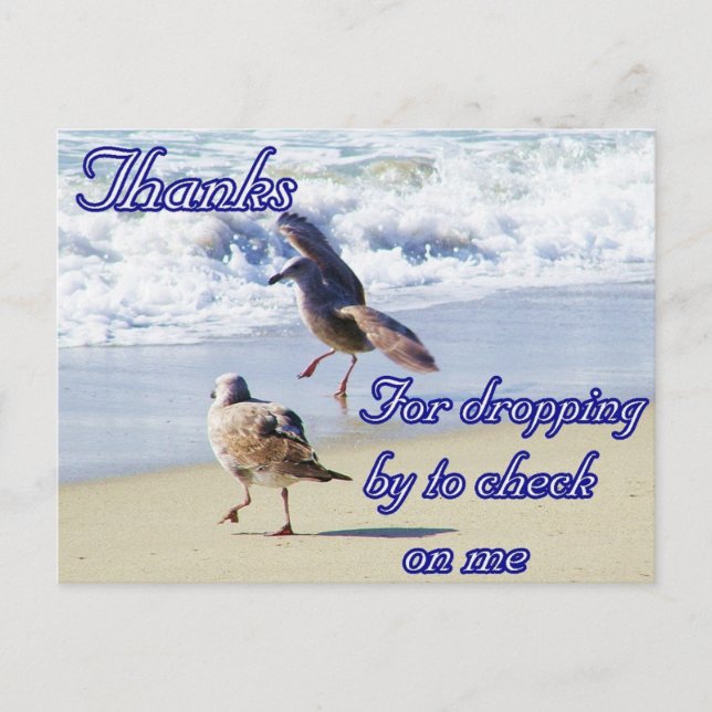 Carte Postale Merci_ (Devant)