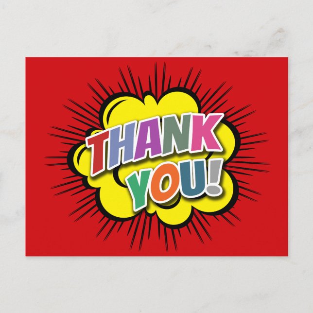 Carte Postale Merci (Devant)