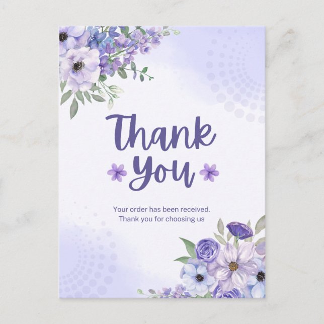 carte postale Merci (Devant)