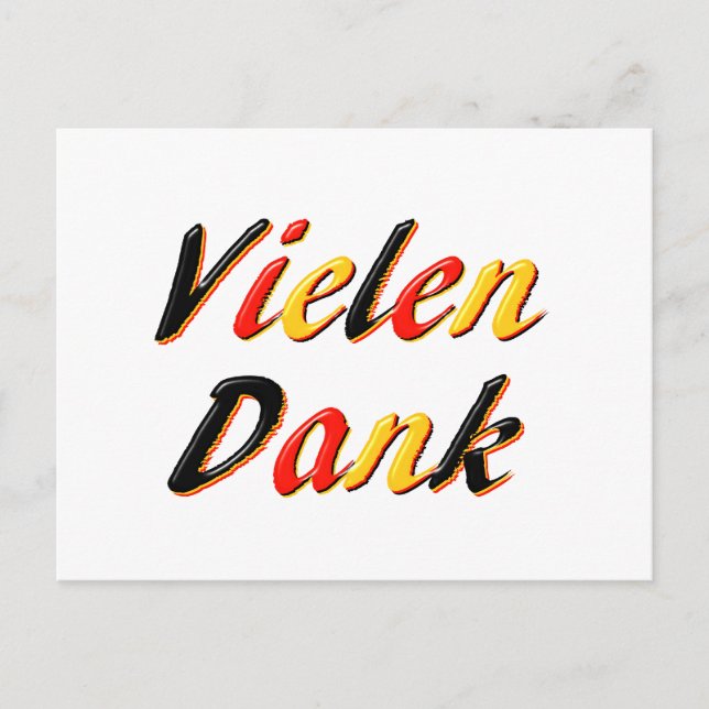 Carte Postale Merci (Devant)