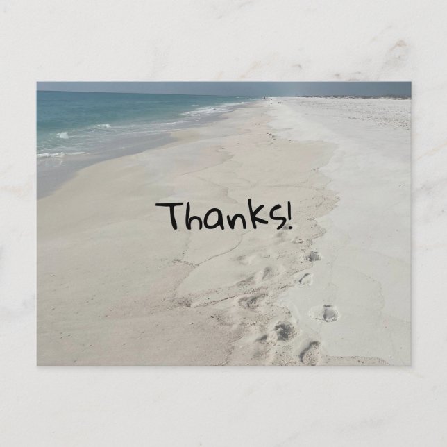 Carte Postale Merci  (Devant)