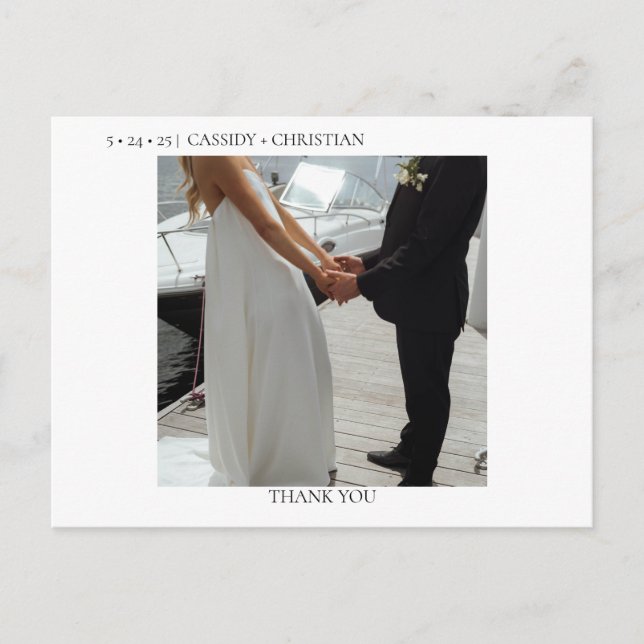 Carte postale Merci (Devant)