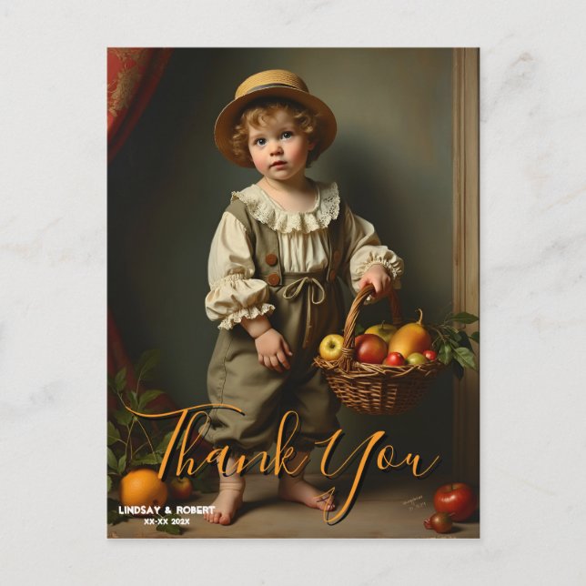 CARTE POSTALE MERCI (Devant)