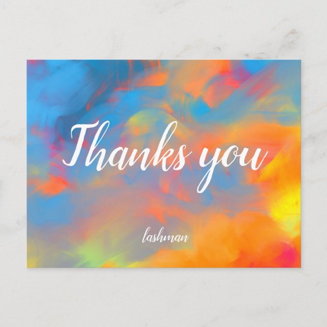 Carte Postale Merci (Devant)