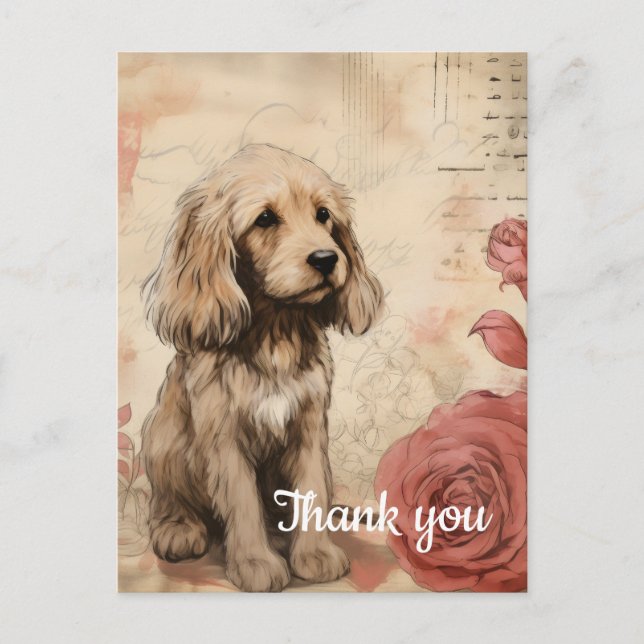 Carte Postale Merci 16 (Devant)