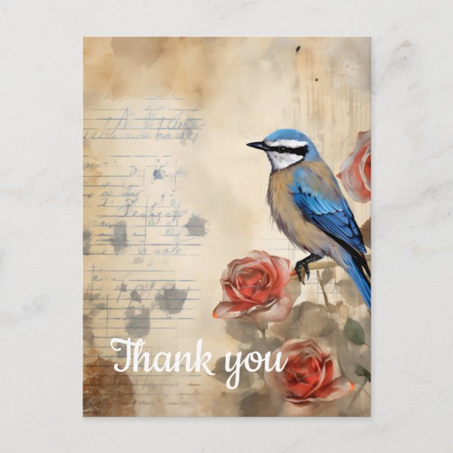 Carte Postale Merci 8 (Devant)