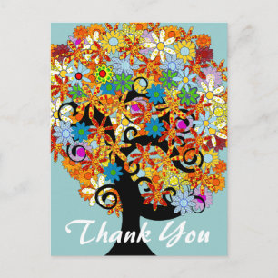 Carte Postale Merci - Arbre de l'Amour