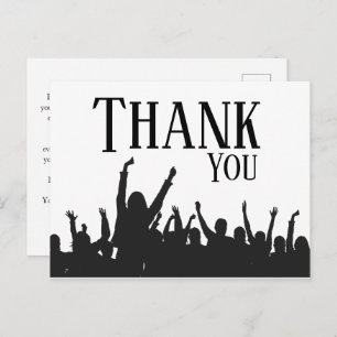 Carte Postale Merci au planificateur d'événements