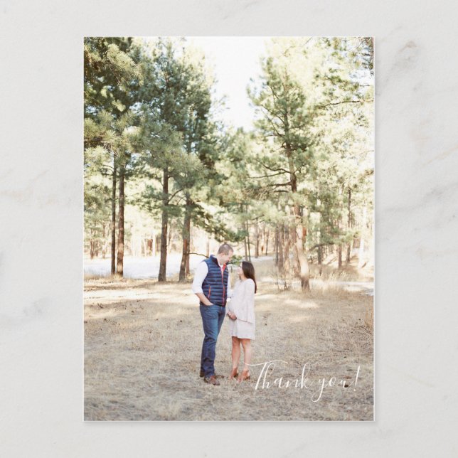 Carte postale Merci baby shower (Devant)