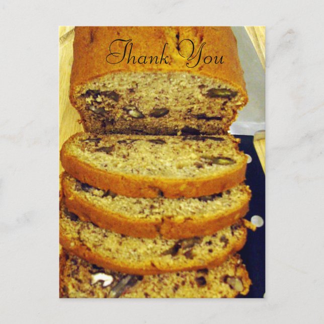 Carte postale Merci/Banana Nut Bread_ (Devant)