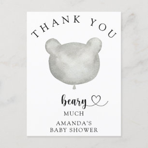 Carte Postale Merci beary beaucoup