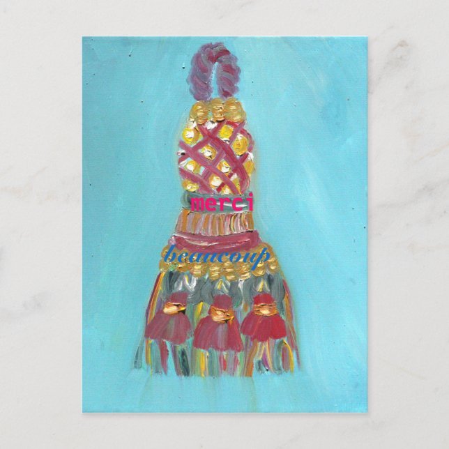 Carte Postale merci beaucoup (Devant)