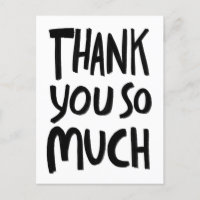 MERCI BEAUCOUP Rough Brushstrokes B&W SUR MESURE