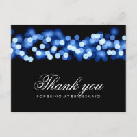 Merci Bridesmaid Blue Hollywood Glam