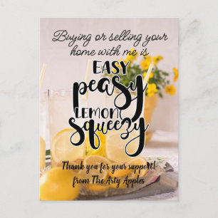 Carte Postale merci cadeau aiguillage marketing immobilier