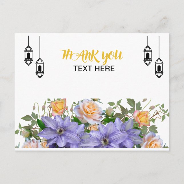 CARTE POSTALE MERCI CARD (Devant)