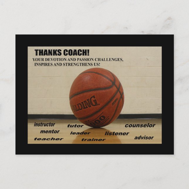Carte postale "Merci-Coach" (Devant)