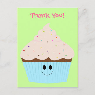 Carte postale Merci Cupcake