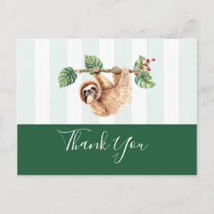 Carte Postale Merci d'aquarelle à l'envers