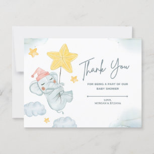 Carte Postale Merci d'avoir participé à notre fête prénatale