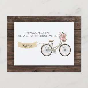 Carte postale Merci de 4,25 po x 5,6 po