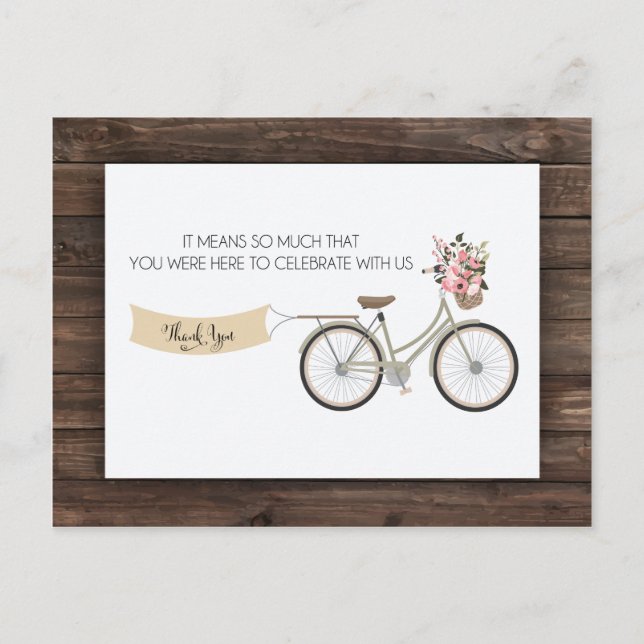 Carte postale Merci de 4,25 po x 5,6 po (Devant)