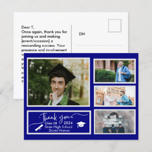 Carte Postale Merci de diplôme Calligraphie moderne Photo