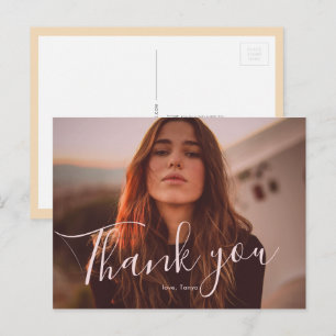 Carte Postale Merci de diplôme vintage superposition 1