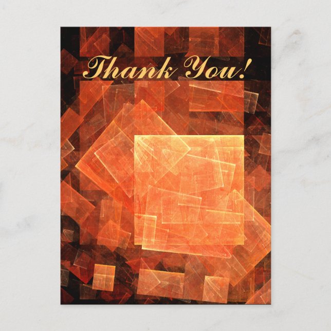 Carte postale Merci de fenêtre (Devant)