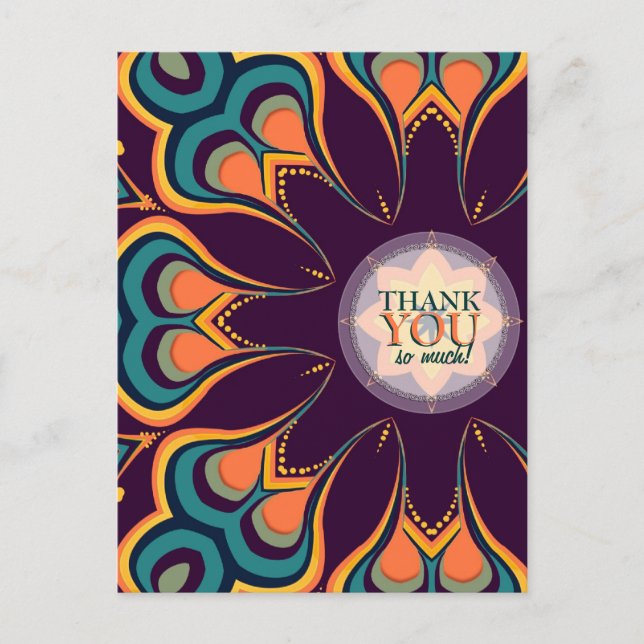 Carte postale Merci de fleurs de déesse (Devant)