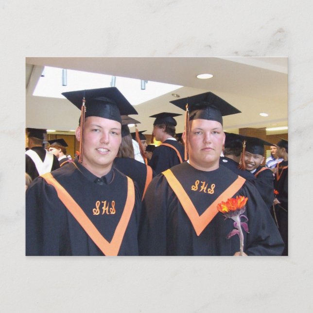 Carte Postale Merci des diplômes (Devant)