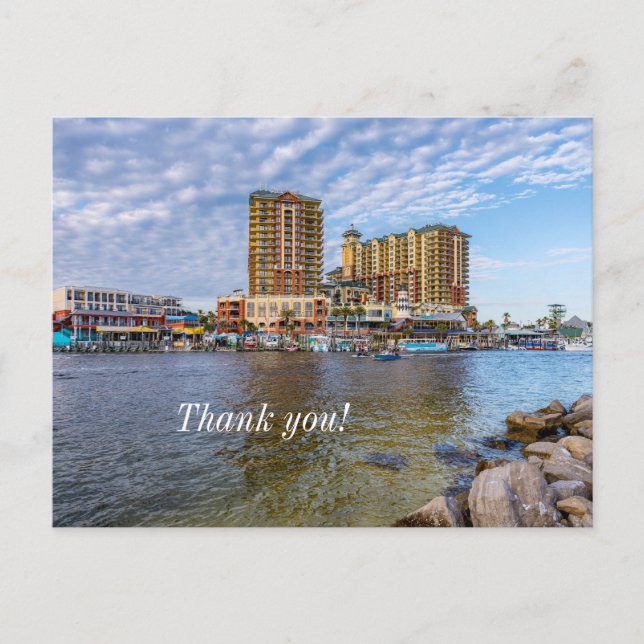 Carte postale Merci Destin Harbour Boardwalk (Devant)