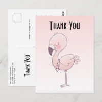 Merci d'illustration de Flamant rose rose mou