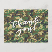 Merci ! Impression camouflage militaire Woodland