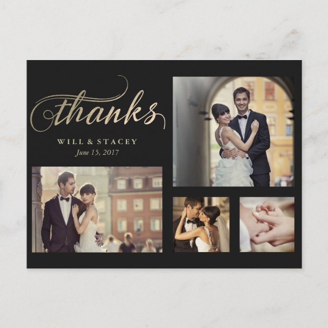 Carte postale Merci intemporelle (Devant)