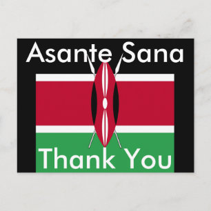 Carte postale Merci Kenya