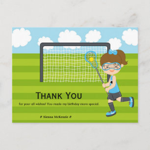 Carte Postale Merci Lacrosse